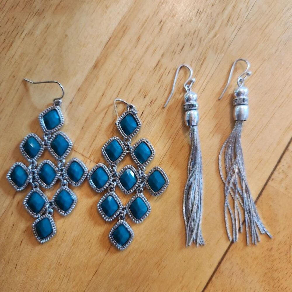 Silvertone Fashion Earrings